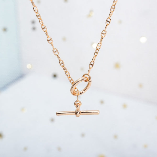 ˇShiny JewelryˇECHAPPEE NECKLACE PINK GOLD