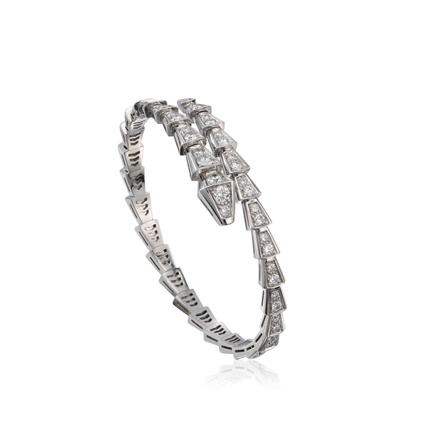 ˇShiny JewelryˇSERPENTI BRACELET 6MM SILVER DIAMOND