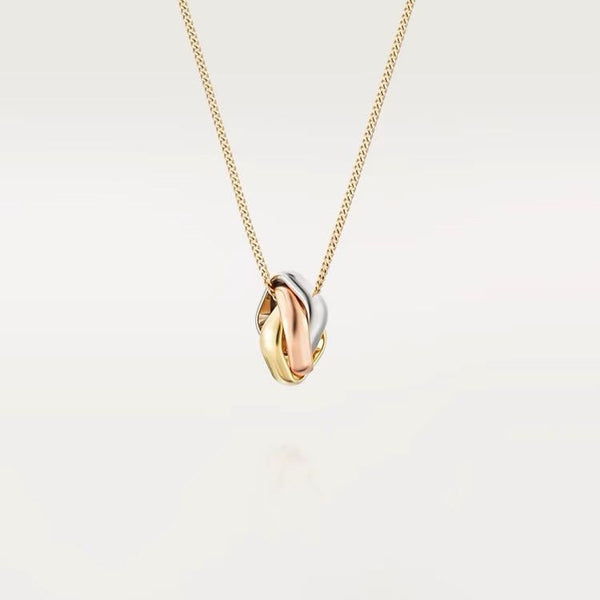 ˇShiny JewelryˇTRINITY NECKLACE GOLD SMALL MODEL