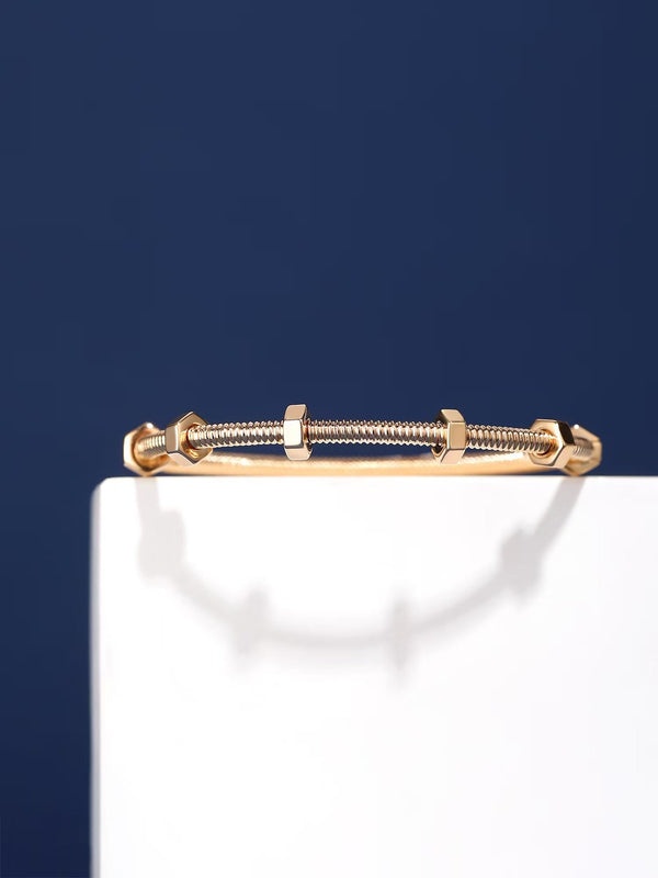 [SHINY]SCREW NUT BRACELET