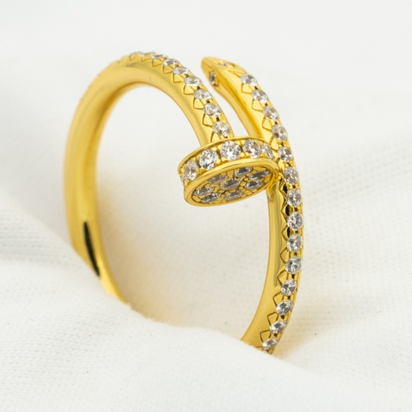 ˇShiny JewelryˇJUSTE RING 1.8MM GOLD DIAMONDS