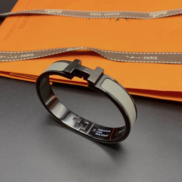 ˇShiny JewelryˇCLIC HM SO BLACK GREY BRACELET