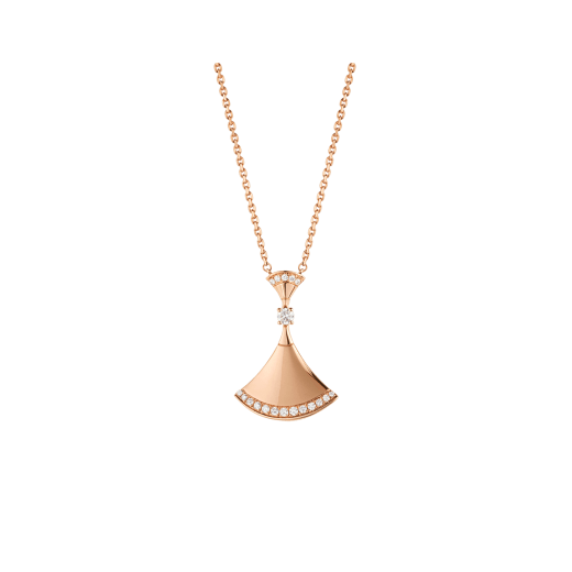ˇShiny JewelryˇDREAM NECKLACE PINK GOLD DIAMOND
