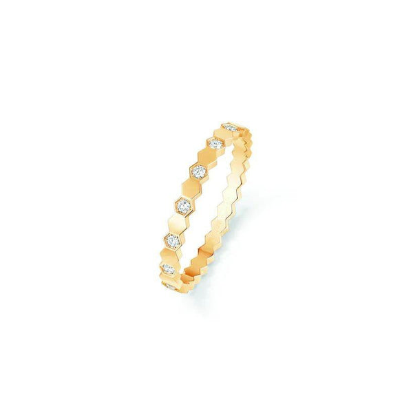 ˇShiny JewelryˇBEE LOVE RING GOLD DIAMOND