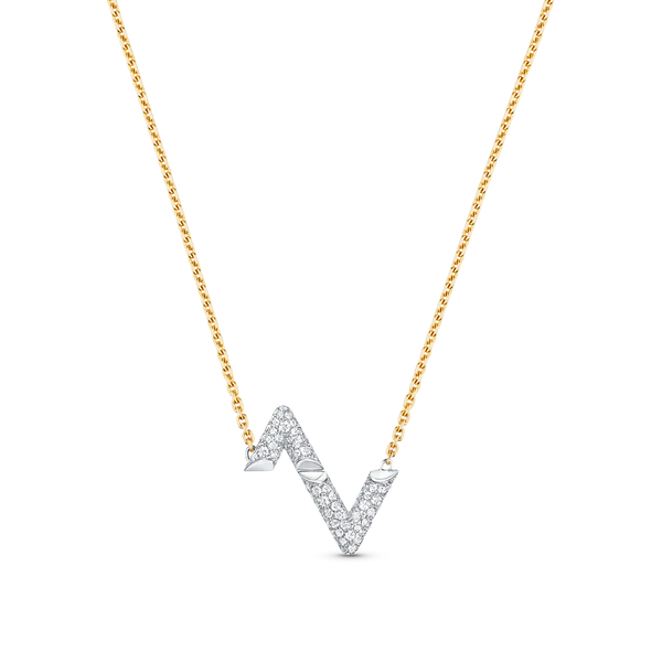 ˇShiny JewelryˇVOLT SILVER DIAMOND PEDANT NECKLACE